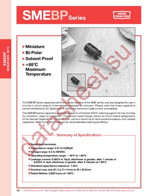 SMEBP35VB10RM5X11LL datasheet  